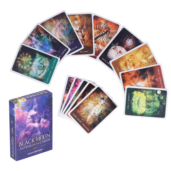 Fäst Tarotkortlek Bärbar Ödes Divination Kort Spådom Brädspel Present