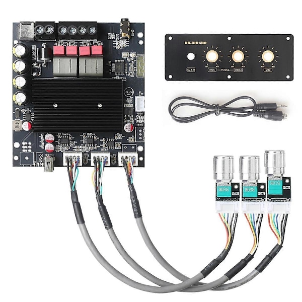 T100HS-W Effektforstærkerkort Bluetooth5.2 TPA3221 Chip 2.0 Kanal