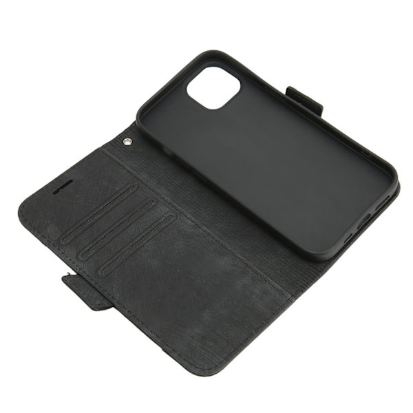 Phone case för Iphone 14 PU Läderplånbok Flip Phone Case med kortplatser Hållare Hängrep