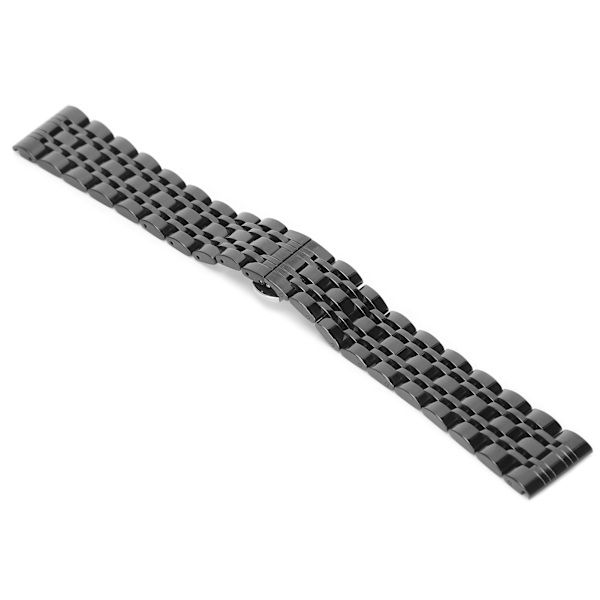 Ruostumattomasta teräksestä säädettävä watch ranneke Kannettava vaihtokellon osien lisävaruste 22mm / 0,87in