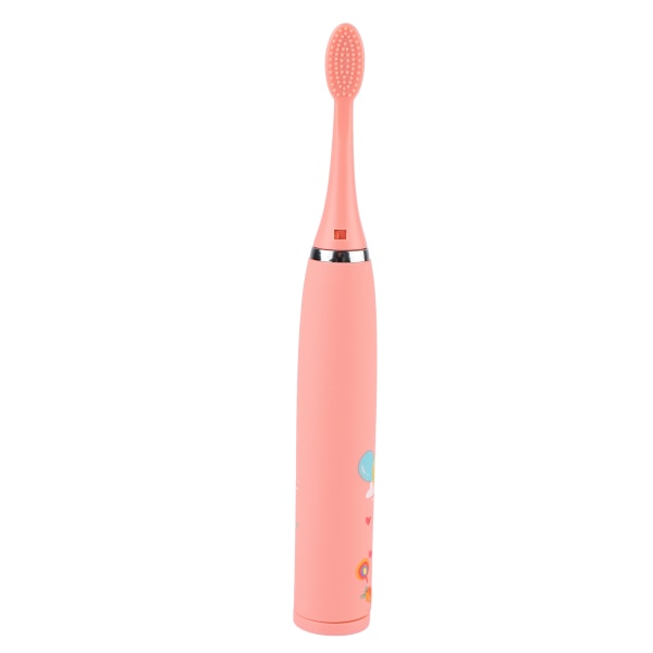 Elektrisk tandborste för barn 4 växlar 8 borsthuvuden USB -laddning Elektrisk tandborste för barn Rosa