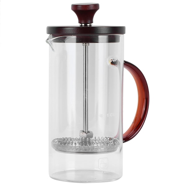 Kaffe Press Pot 400ml Hög Borosilikatglas Kaffe Bryggare Maker Kittel Behållare