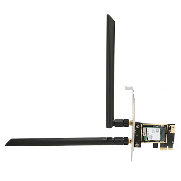 AX210NGW PCIE WiFi 6E -kortti, jossa 2 antennia, 5374 Mbps, 2,4 GHz, 5 GHz, 6 GHz, Bluetooth 5.2, MU MIMO -tuki, WiFi-kortti Win10 11 -käyttöjärjestelmille