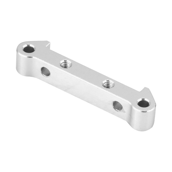 Bakre knebøyplate i aluminiumlegering for RC-bil FS 1/18 elektrisk lastebil RC-bildel (foran, sølv)