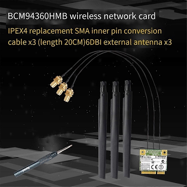 Broadcom Chip NIC BCM94360HMB Notebook Gigabit ,A