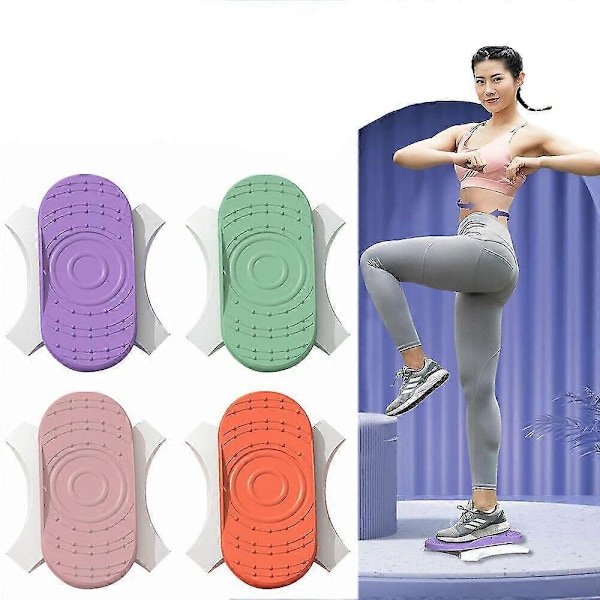 Twister Midje Twist Balansplatta Fitness Slimmande Ben Yoga Balansträningsutrustning Hälso Disk Twist Board Figurtrimmer