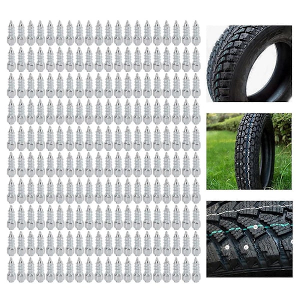 200 x Skruv Dubbdäck Skor Utomhus UTV ATV Bil Stövel Hjul Däck Dubbar