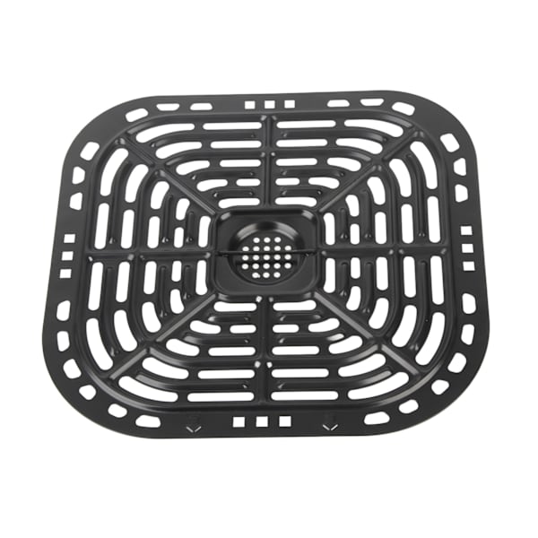 Firkant 24x23cm Frittgryer Grillpan 304 Rustfritt Stål Frittgryer Crisper Plate