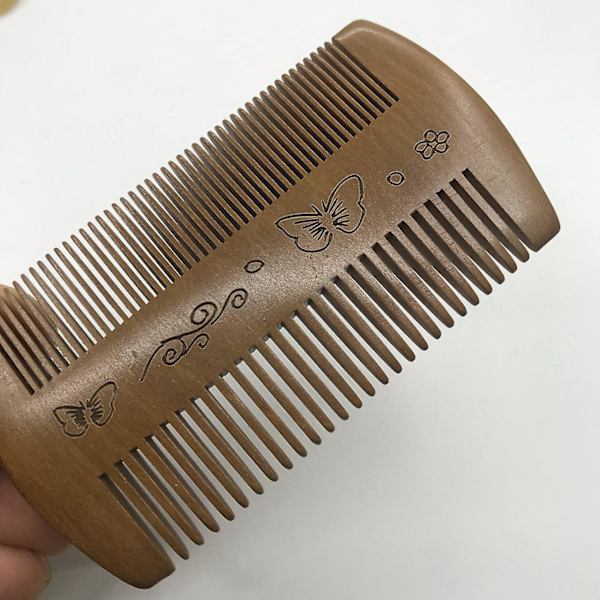 Vegan & Cruelty-Free Anti-Static Parran Kampa | Kaksoisvaikutteiset Hampaat | Käsintehty Yhdysvalloissa