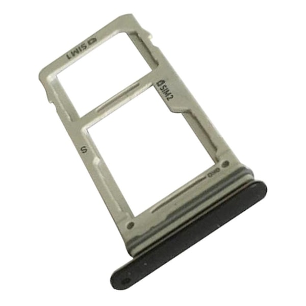 7 x Dual Simkort Holder Slot Bakke Til Samsung Gala x y S9 G9600 G9650 sort