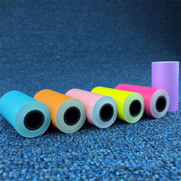 57*30 Farge Thermal Paper Sticker Paper Printer Paper for PAPERANG