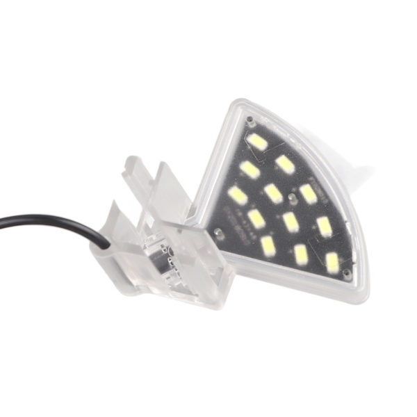 5W LED Akvarielys Dobbelt Række LED Akvarielampe Klemme På Lampe til Akvarium