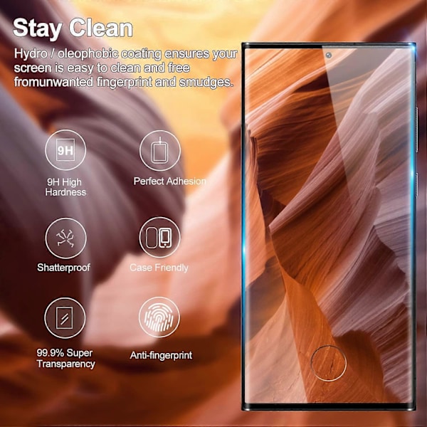 3-PACK Samsung S23 Premium Skärmskydd Transparent