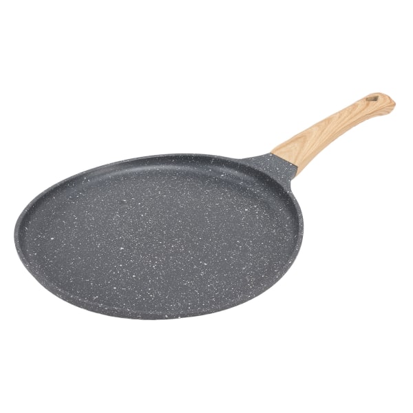 Stekpanna förhindrar klibbning Medicinsk stenbeläggning Aluminiumlegering Integrerad formgjutning Frukostpanna