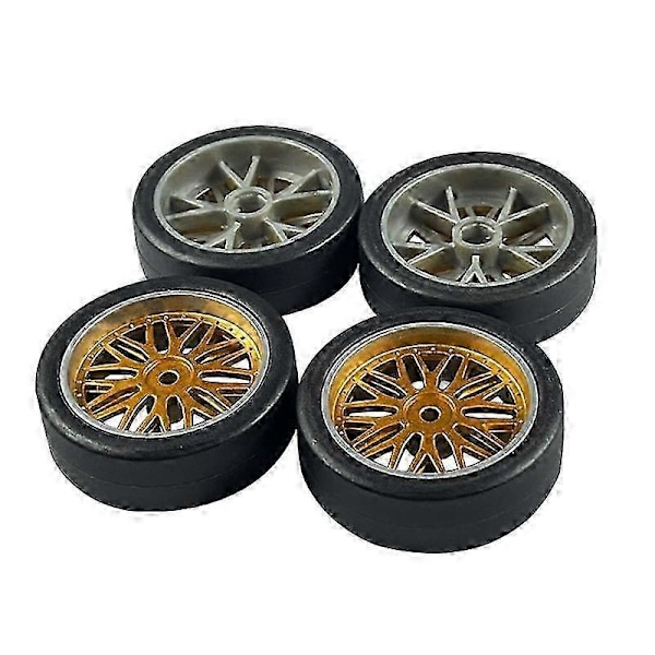 4 st 32mm RC Drift Däck Hjul Kompatibel med LDRC AE86 1/18 RC Bil Uppgraderingsdelar Tillbehör