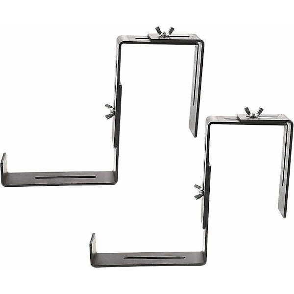 Sort Blomsterpottestativ - Breddejusterbart Robust Plantekassestativ - Metal Blomsterpotteholder til Altan