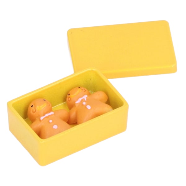 1:12 Elävä nukkekoti keksi malli simulointi miniatyyri keksi laatikko nukkekoti evästeet setti keltainen