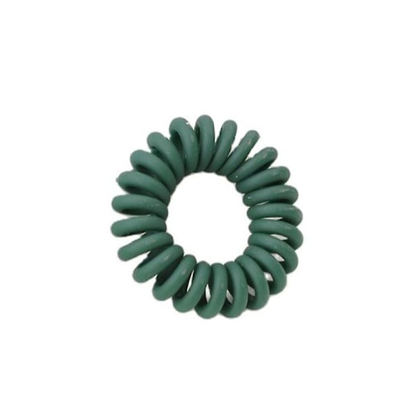 30 st No Crease Spiral Hårband Traceless Ponytail Hållare Matt Spiral Scrunchies Plast Hårspolar för Kvinnor och Flickor