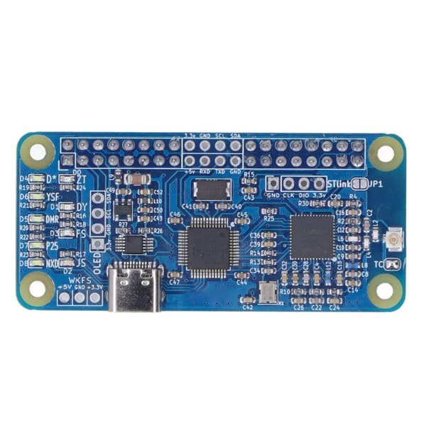 MMDVM Simplex Hotspot Huvudkort med stifthuvudstöd för Raspberry Pi för BlueDV