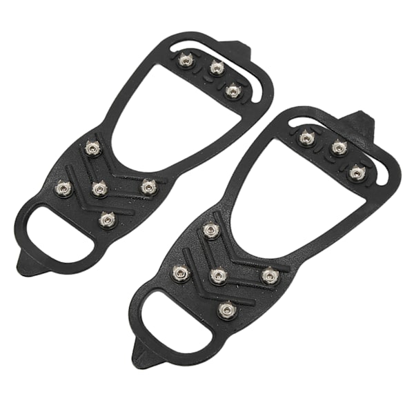 1 par 8 tenner stegjern Anti Slip Ice Traction Cleats Sko grep for å gå på snø og isM