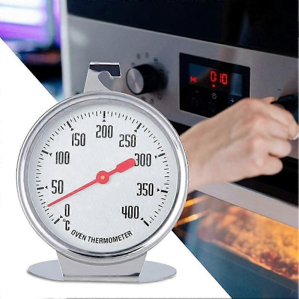 2025 Ny Ugnstermometer, Temperaturmätare Direktavläsningstermometer Rostfri Sond med Krok