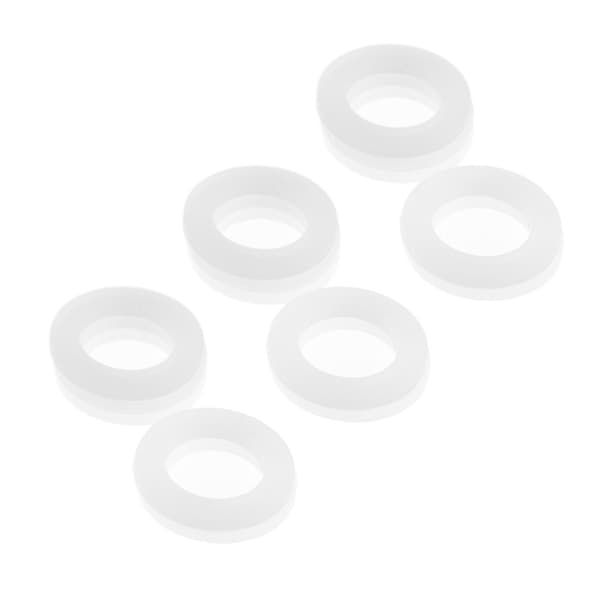 15 st O-ringar Vattenberedare Tätning Silikon Platt Packning Bricka Giftfri Smaklös (3/4)