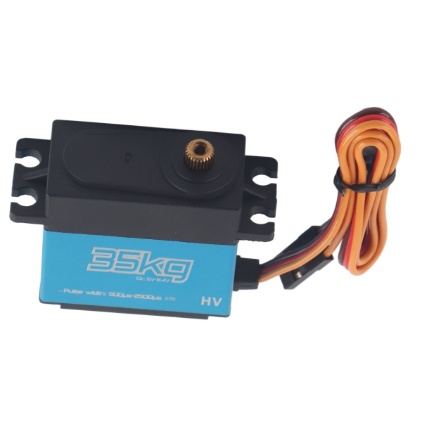 2st 35KG Coreless Motor Digital Servo Full Metal Gear Servo Vattentät för 1/8 1/10 RC-bil