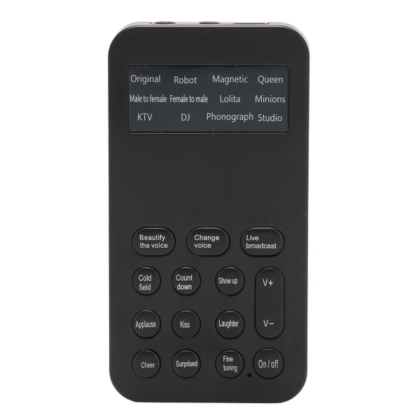 Voice Changer Håndholdt Mini Voice Changer Device 8 Sound Effects Machine for Phone Calling Gaming