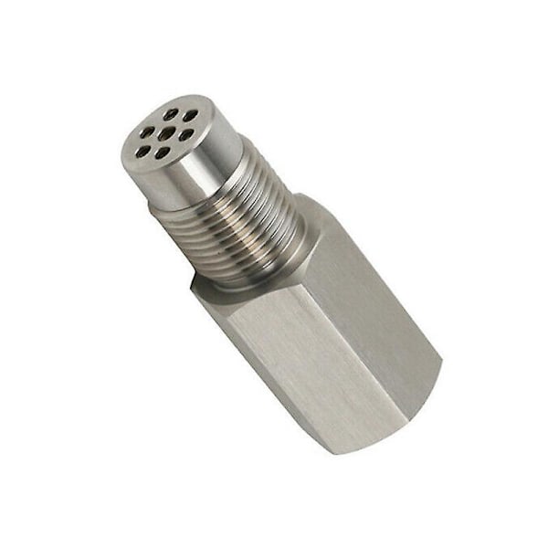 O2 Ilt Sensor - Rustfrit Stål Ilt Sensor Spacer Adapter Katalysator Bung Fix Check Engine