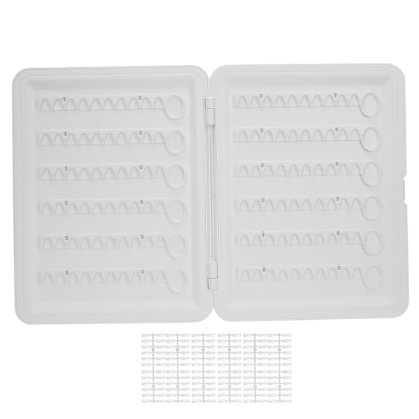 Neglelak Gel Polish Display Bog Aftagelig Neglefarve Display med Udskiftning Tips til Neglesalon