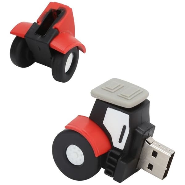 128GB USB-flashdrev med tegneseriedesign - Stor, hurtig lagerplads i bulk, plastikudseende