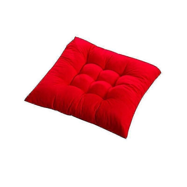 40x40cm Enfärgad Fyrkantig Mjuk Tjock Sittdyna Stol Kudde Matsal Inredning Xc -CNJR Fruktgrön