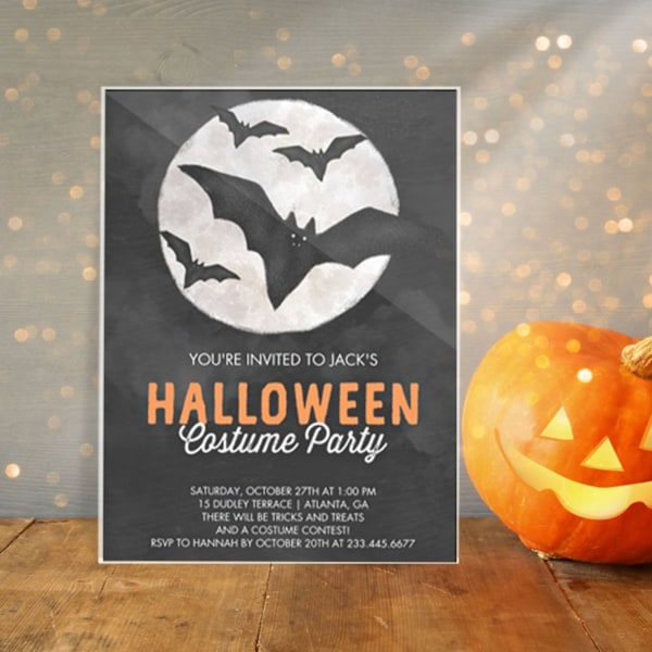 Acrylic Decorative Picture Halloween Theme Poster Acrylic Metal Frame Painting Ornament Halloween Decoration 12x18cm CBS718X21