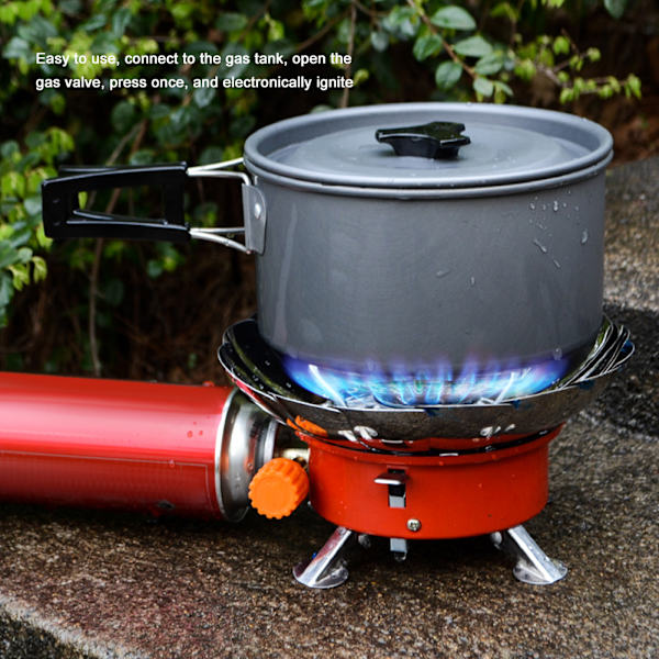 Udendørs vindafvisende Lotos lang gastank kassette komfur til camping grill