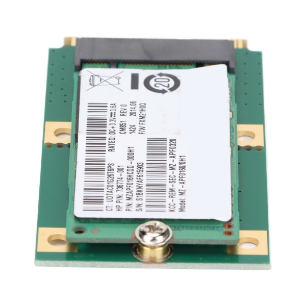 M.2-harddisk 16GB høykapasitets Plug and Play M.2-harddisk MSATA-adapterkort