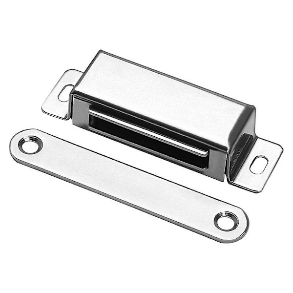 20lb Magnetisk Dörrfångare, Rostfritt Stål med Skruvar - 4-pack för Solida Ytor, Kök, Badrum, Garderob