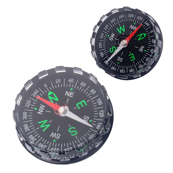 Ammattimainen Outdoor Camping Mini Survival Button -kompassi