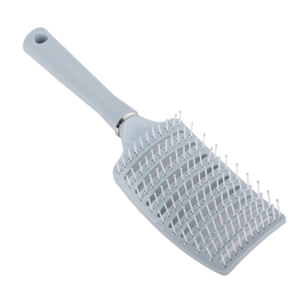 Detangling Hiusharja Professional Miesten Naiset Tuuletus Paddle Hiusharja Muotoilutyökalu paksuille suorille hiuksilleBlue