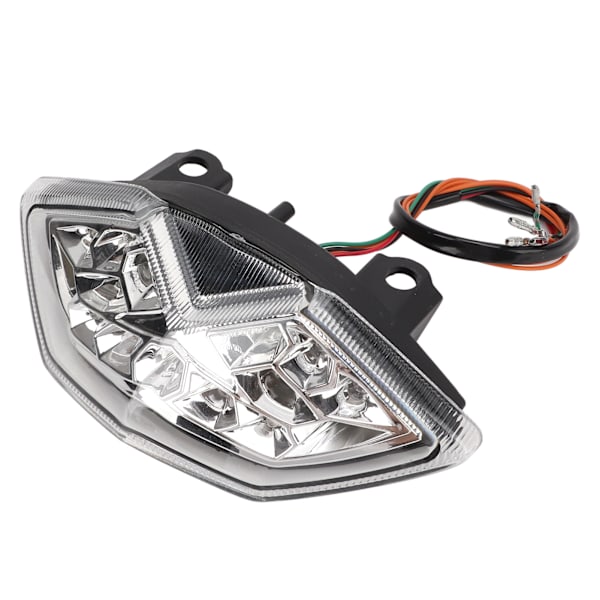 Motorcykel LED-bakljus IP67 Vattentät Hög ljusstyrka Blinkersersättning för Z1000 2010‑2013Transparent