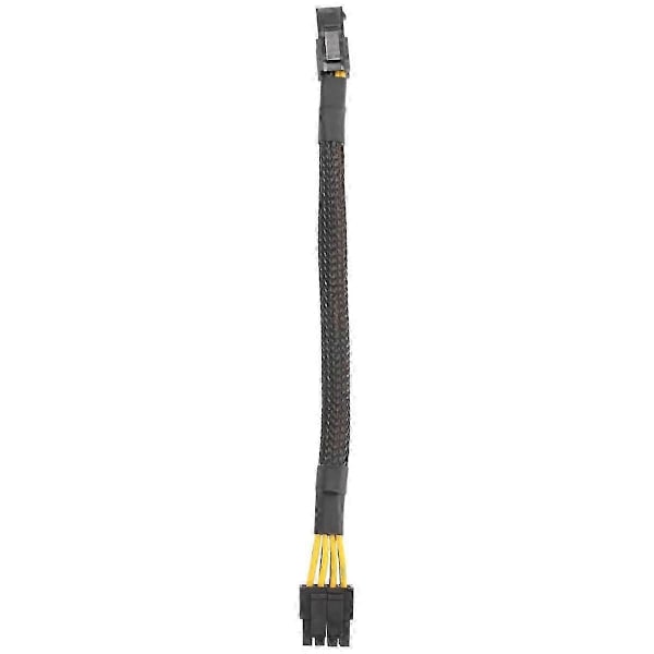 ATX 4 Pin Hona till Moderkort CPU 8(4+4) Pin Hane EPS 12V Konverter Adapter Förlängningskabel Flätad