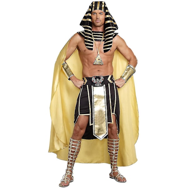 Kuningas Tut Egyptin faaraoasu - Kulta, koot Mediumista 2X-Largeen Medium Musta kulta