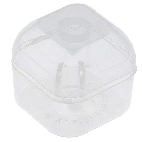 Facial Jawline Trainer Box Hög Transparens Synlig Förvaringslåda för Jawline ExerciserL 5 x 5cm / 2 x 2in