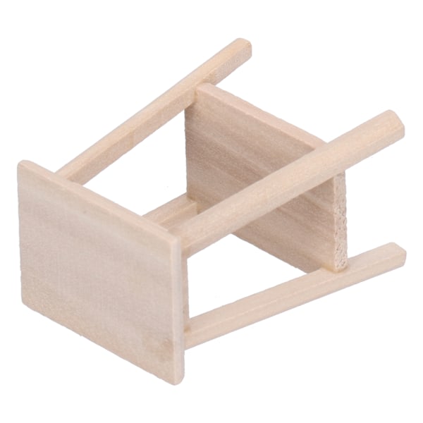 1:12 Dockhus Trä Bonsai Pall Simulerad Miniatyr Möbler Modell Leksak Tillbehör Kort Pall