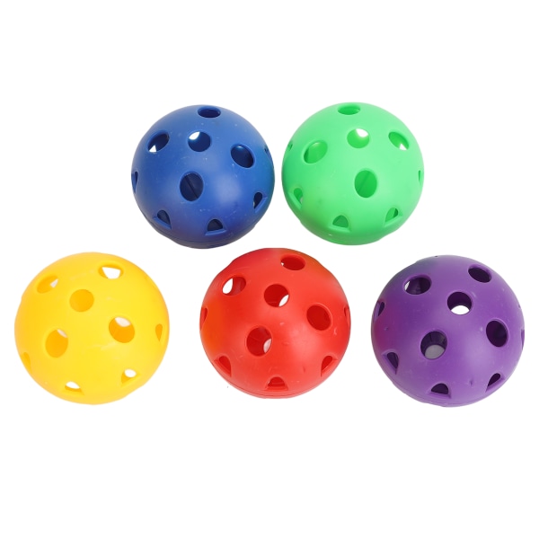5 st Sensoriska träningsbollar Färgglada ihåliga Förbättra koordination Set Baby