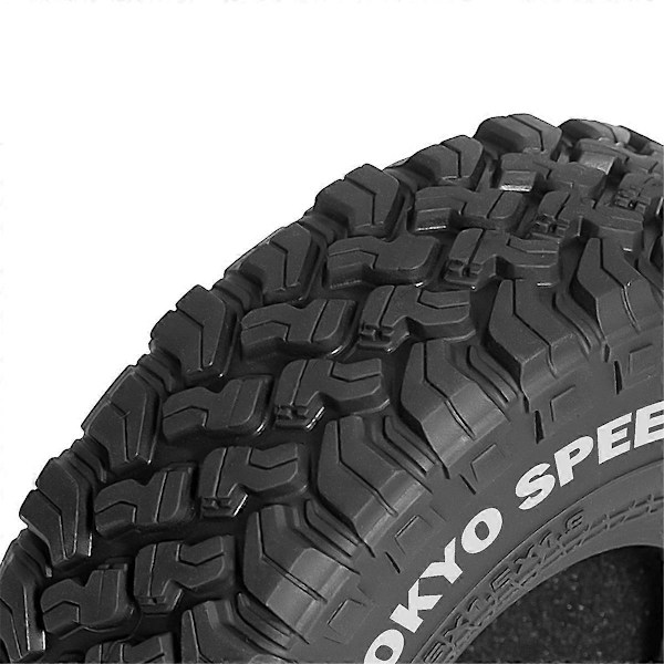 4 stk. 1,9 tommer 116 mm gummidekk for 1/10 Rock Track Redcat Scx10 Ii