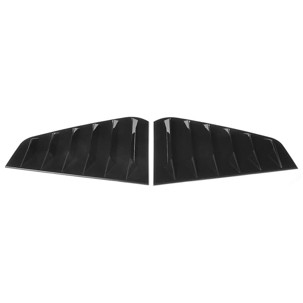 Par sideventil vindusscoop lamelltrim bilmodifikasjon passer til R Mk7/Mk7.5 2013-2020 Glanset svart