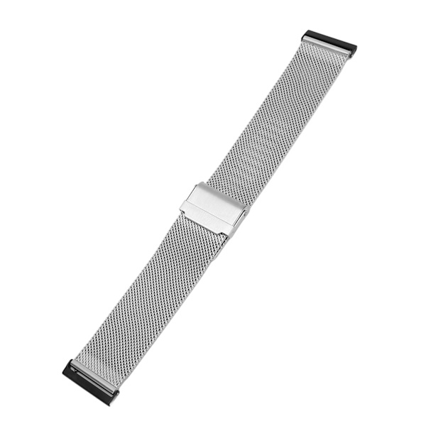 Klockarmband 24mm i rostfritt stål, justerbart mesh-armband för Suunto Spartan HR 7/D5i Sliver