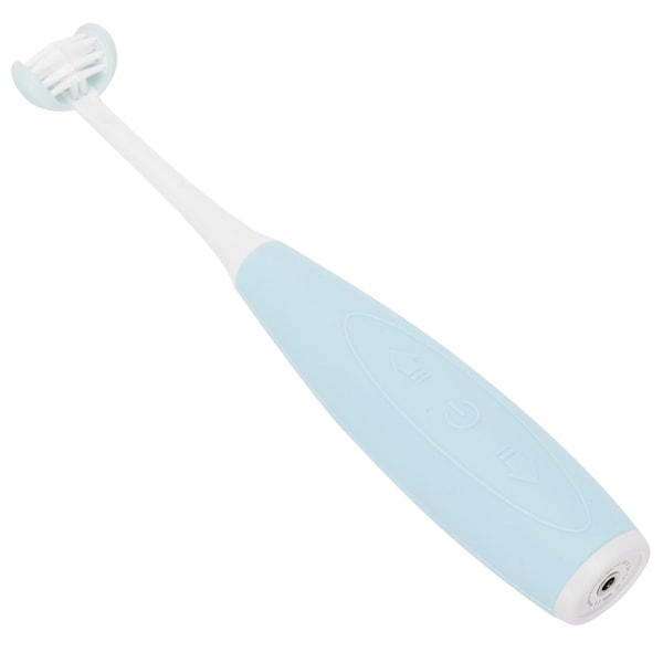 Sonic eltandborste för barn, USB-laddning, elektrisk tandborste för barn över 3 år, blå + grön