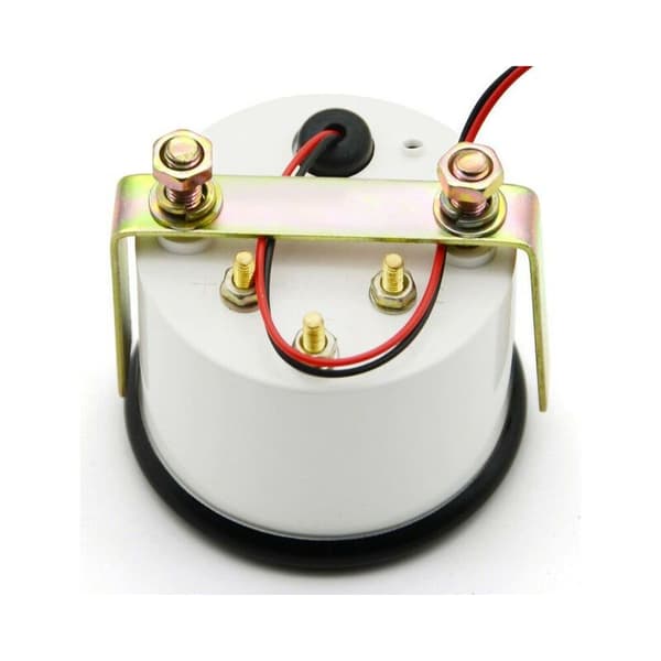 2\" 52mm Brændstofmåler, 12V Bil Brændstoftank Pointermåler med LED Baggrundsbelyst Fælgmåler - Kun Brændstofmåler