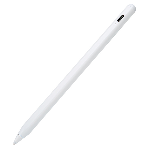 Kapacitiv penna aktiv skärm pekskärm universell stylus för ipad surfplatta PC för Android-telefon vit